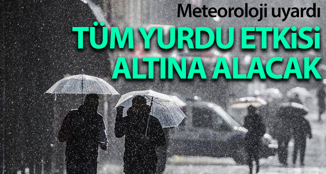 Meteorolji: Sağanak Yağmur Yurdu Etkisi Altına Alacak 1 3290463