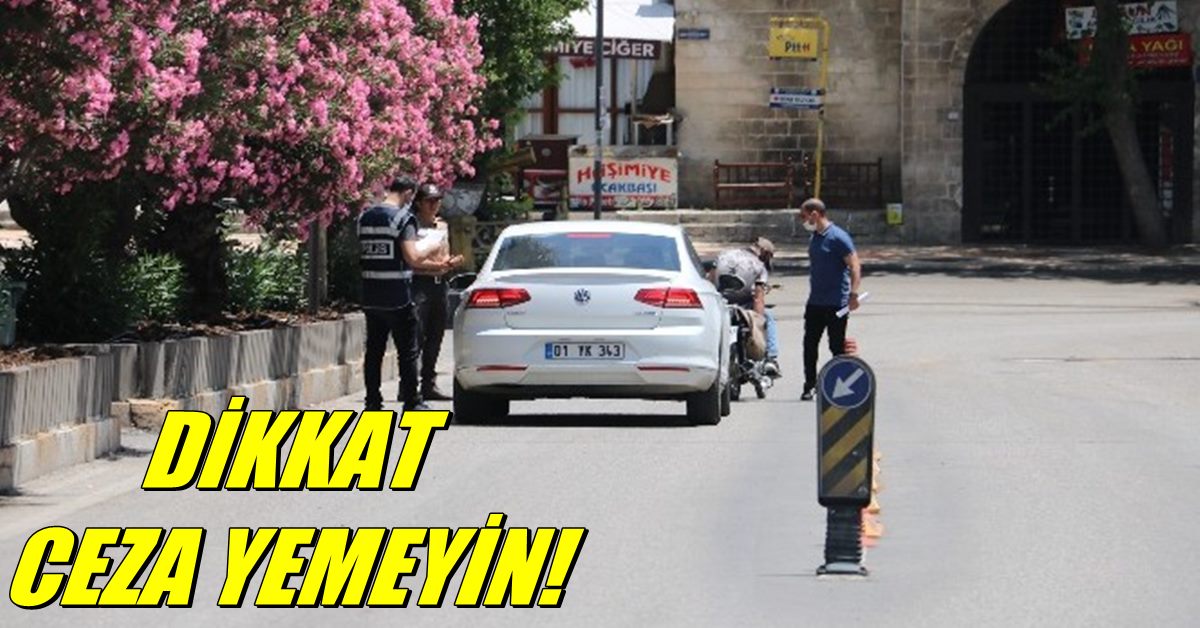 Bayramda Sokağa Çıkanlar Dikkat 1 polis kontrol I NOKTASİ