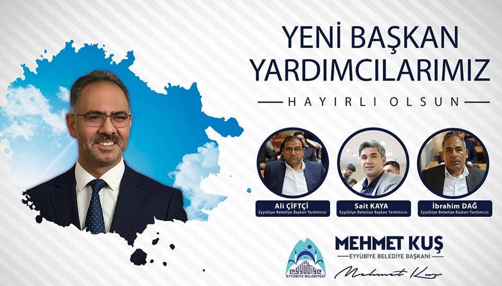 Yeni Başkan Yardımcıları Belli Oldu 1 Eyyübiye Belediye Başkan Yardımcıları