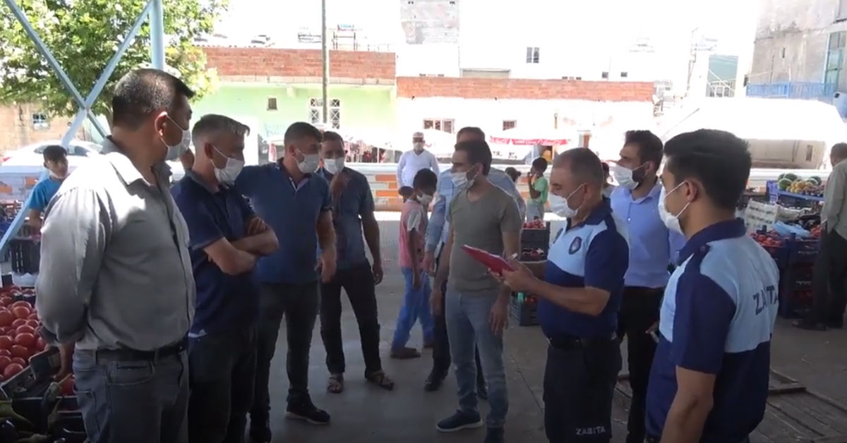 Ceylanpınar'da Semt Pazarları Denetlendi 1 Ceylanpınar Belediyesi