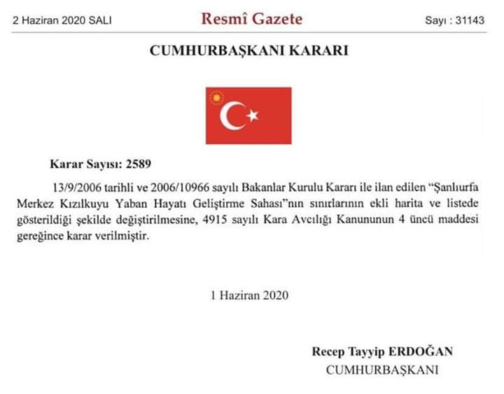 Erdoğan Onayladı Urfa’da O Yerin Sınırları Değişti 2 Şanlıurfa Sınır Resmi Karar