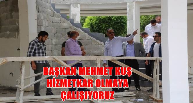 Vatandaşlarımıza Hizmetkar Olmaya Çalışıyoruz 1 eyyubiye belediyesi KUS
