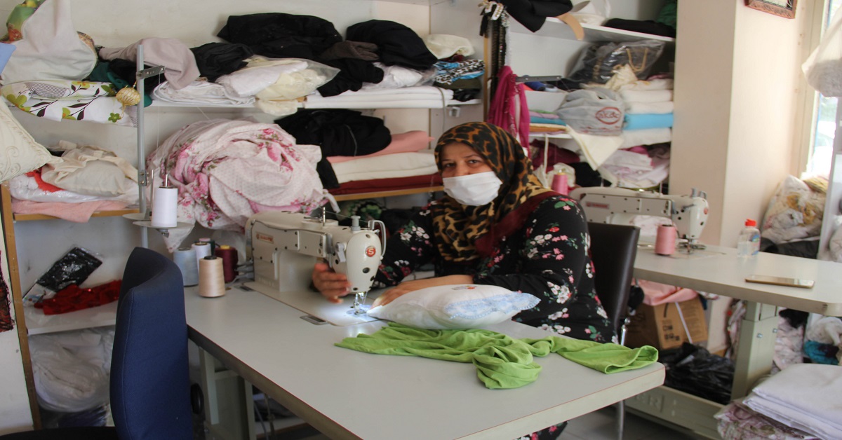 Kadınlar kendi işlerinin patronu oluyor 1 kadın