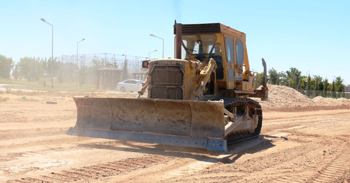 Akçakale-Suruç çevre yolunda çalışmalar sürüyor 1 akcakale belediyesi