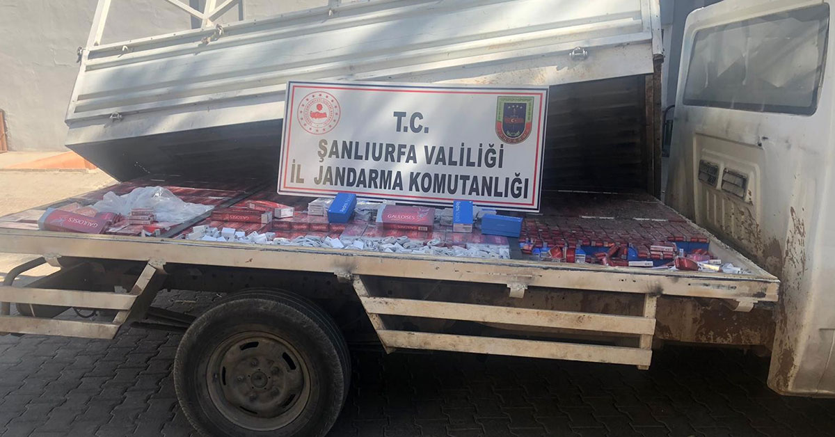 Şanlıurfa'da Kaçak Malların Gizlendiği Yer 1 jandarma sanliurfa operasyon