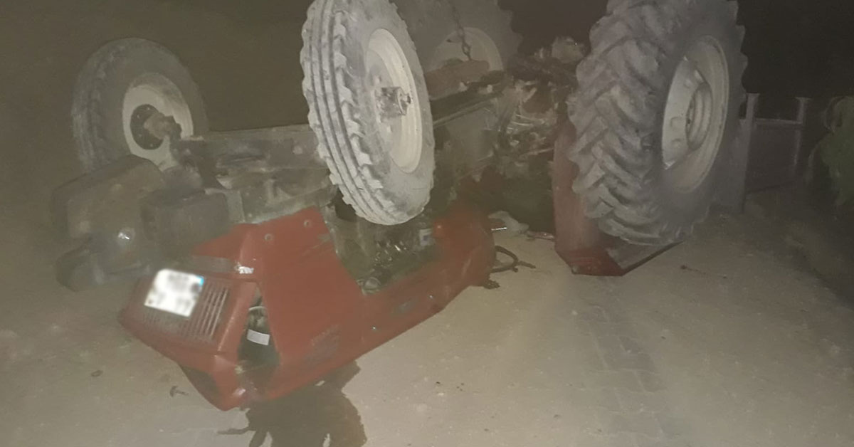 16 Yaşındaki Genç Traktörün Altında Kaldı 1 traktor kaza