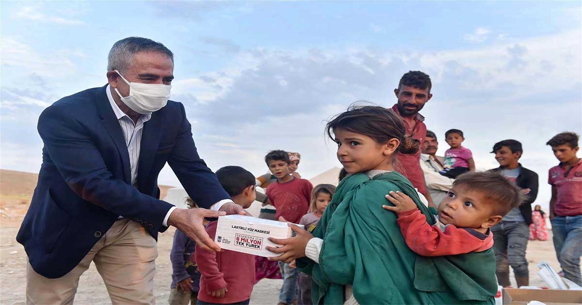 Urfa'lı mevsimlik işçilere hijyen desteği 1 AW125035 01