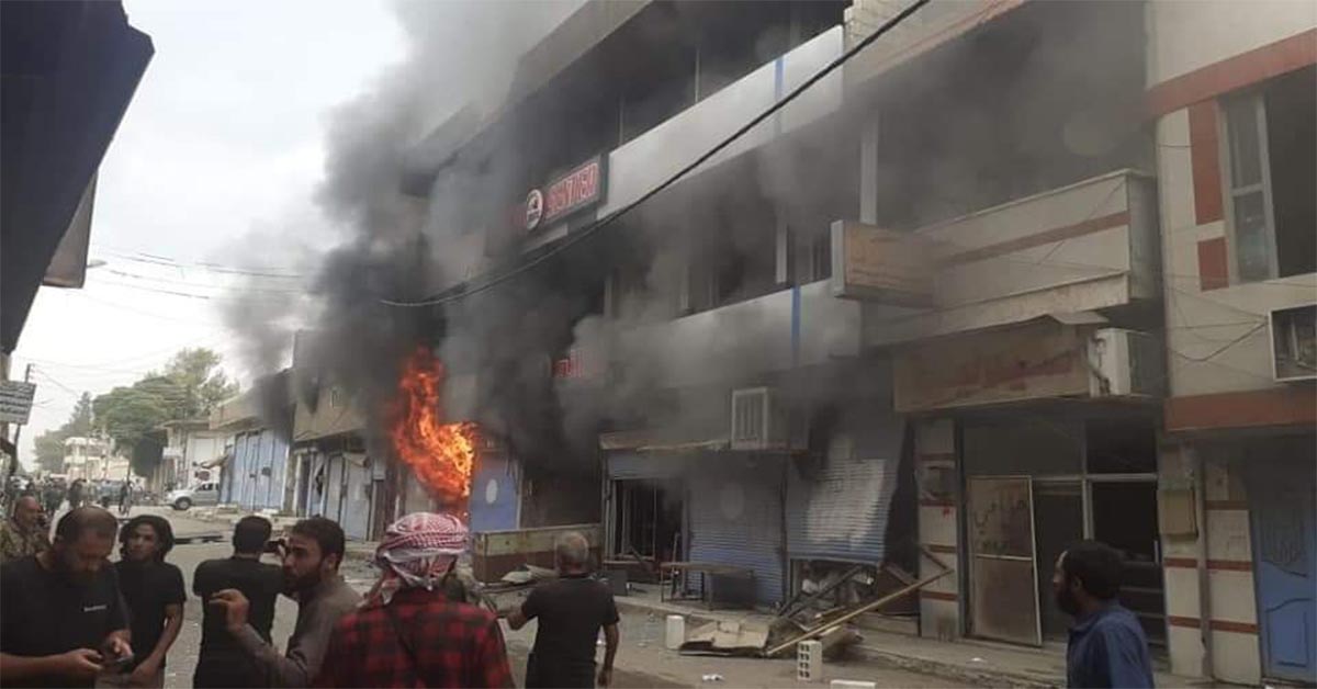 Resulayn da bombalı saldırı