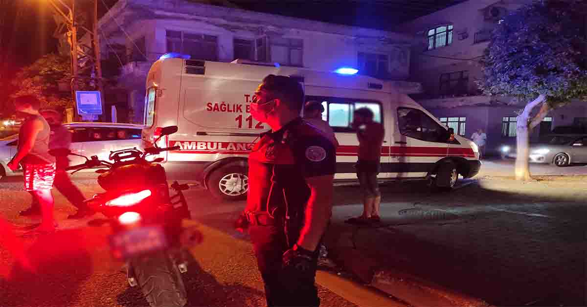 Sokak ortasında darp edilen kadın bayıldı
