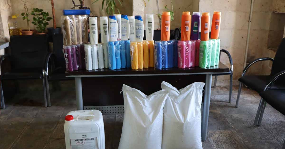 Urfa Büyükşehir Zabıtası Binlercesini Ele Geçirdi 1 Sahte Şampuan