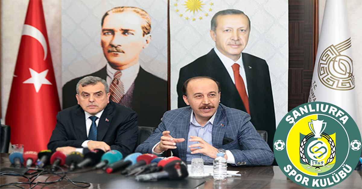 Urfasporda gözler vali Abdullah Erin e çevrildi.