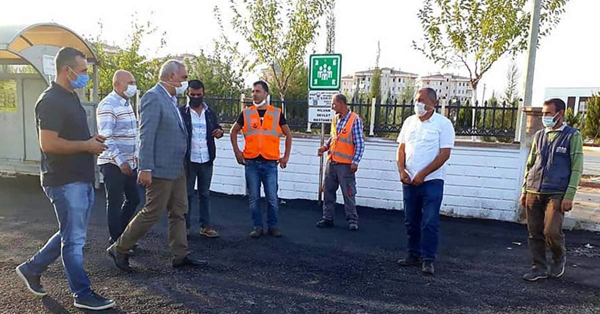 Başkan Bayık, Asfalt Çalışmalarını Yerinde İnceledi 1 aslan ali bayik