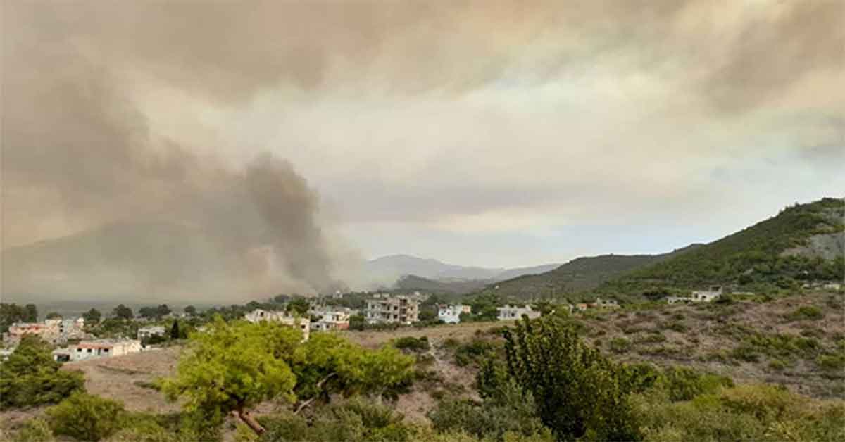 Orman yangınları söndürülemiyor: 2 ölü, 70 yaralı 1 yangın
