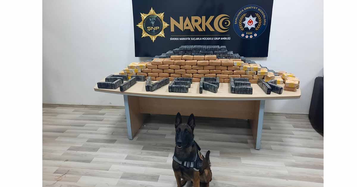 Şanlıurfa'da 258 kilo eroin ele geçirildi 1 siverek operasyon