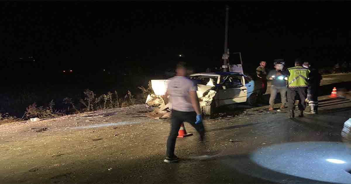 Trafik kazası: 1 ölü, 7 yaralı 1 trafik kazasi 5