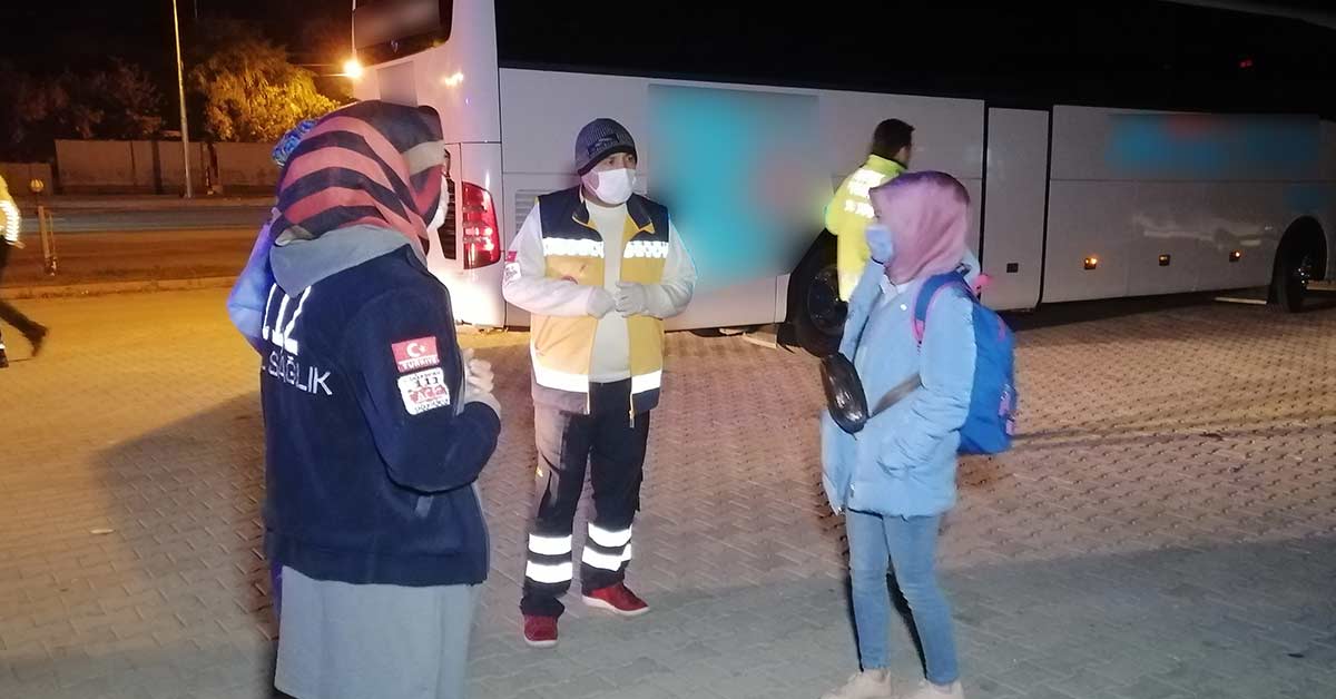 Covide yakalanan otobüs şoförü seferde yakalandı 1 Korona Otobüs Şoförü