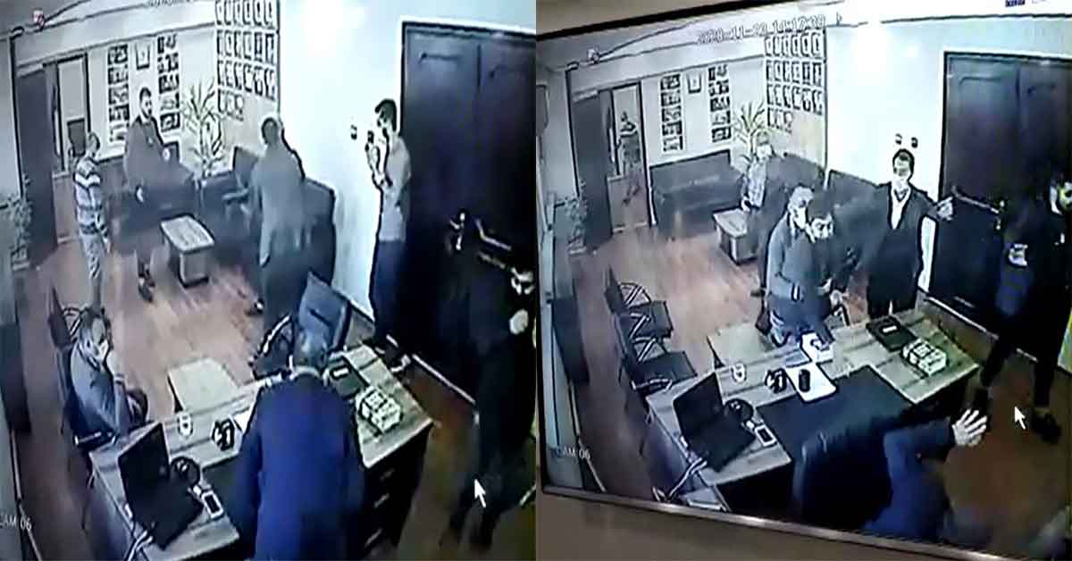 Urfa'da Belediyedeki silahlı saldırı kamerada 1 Urfa'da Belediyedeki silahlı saldırı kamerada