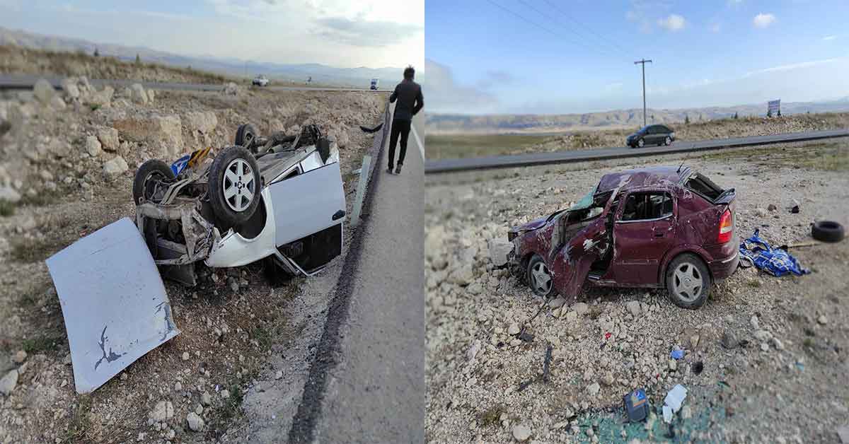 Trafik kazası: 5 yaralı 1 Trafik kazası: 5 yaralı