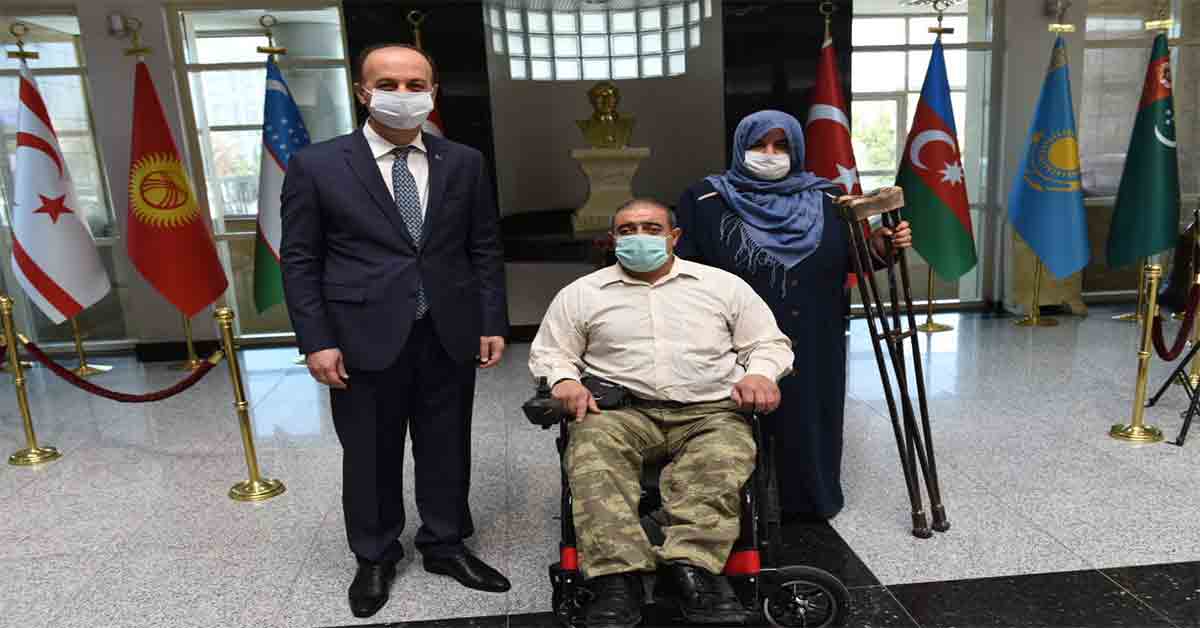 Vali Erin, Engelli Vatandaşı Sevindirdi 1 Vali Erin, Engelli Vatandaşı Sevindirdi