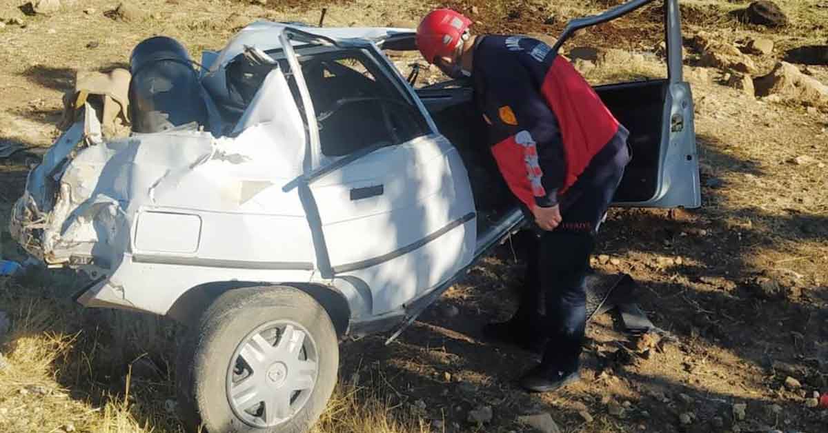 Urfa'da Araba Takla Attı! 1 Urfa Kaza