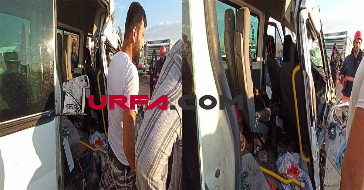Urfa'da feci kaza: 1 ağır, 6 yaralı