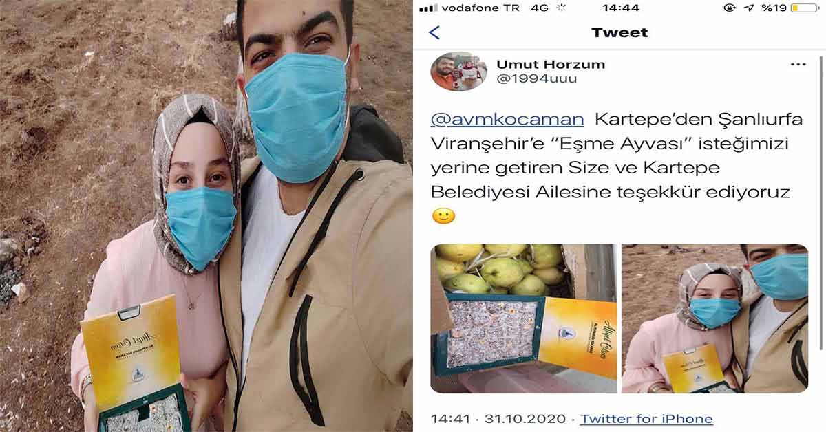 Kartepe’den Şanlıurfa’ya Eşme ayvası 2 kartepeden urfaya eşme ayvası