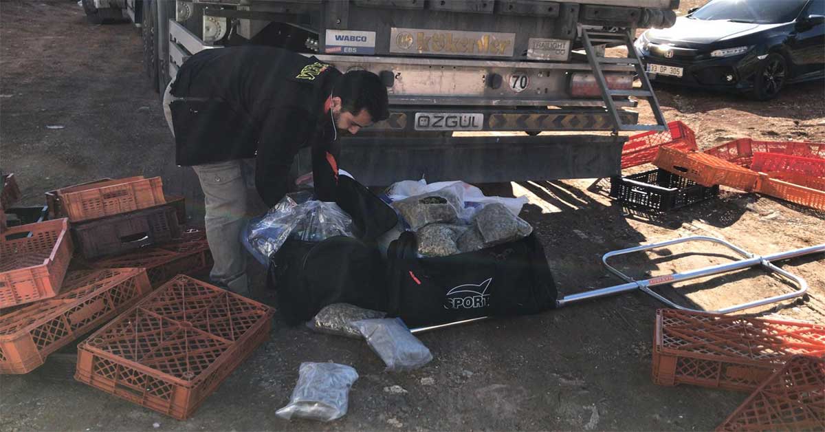 Urfa’da 600 bin Tl değerinde uyuşturucu ele geçirildi