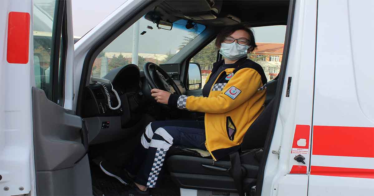 112'nin kadın ambulans sürücüleri
