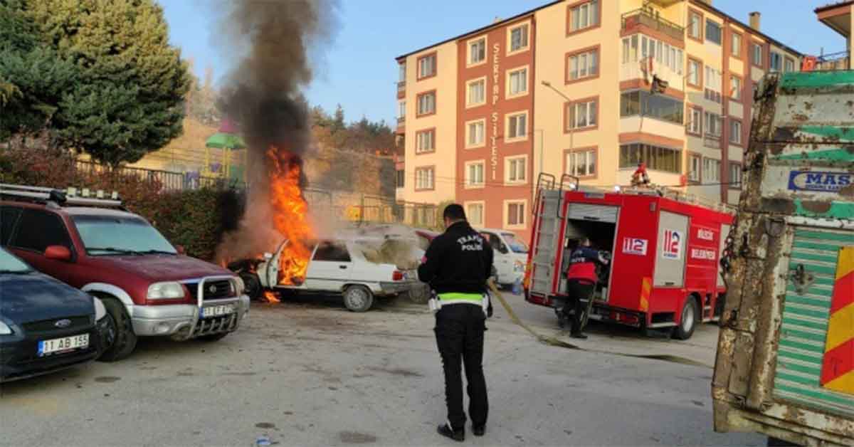 Aracının marşına bastı, az daha canından oluyordu