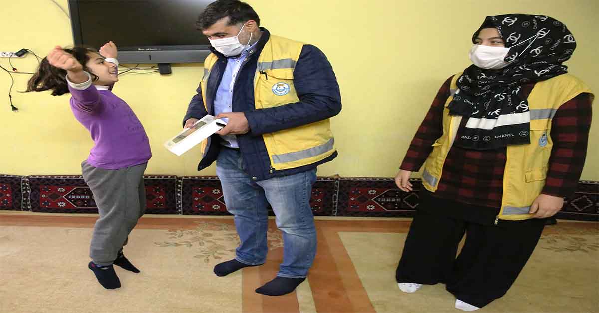 Urfa'da Online eğitime tablet desteği