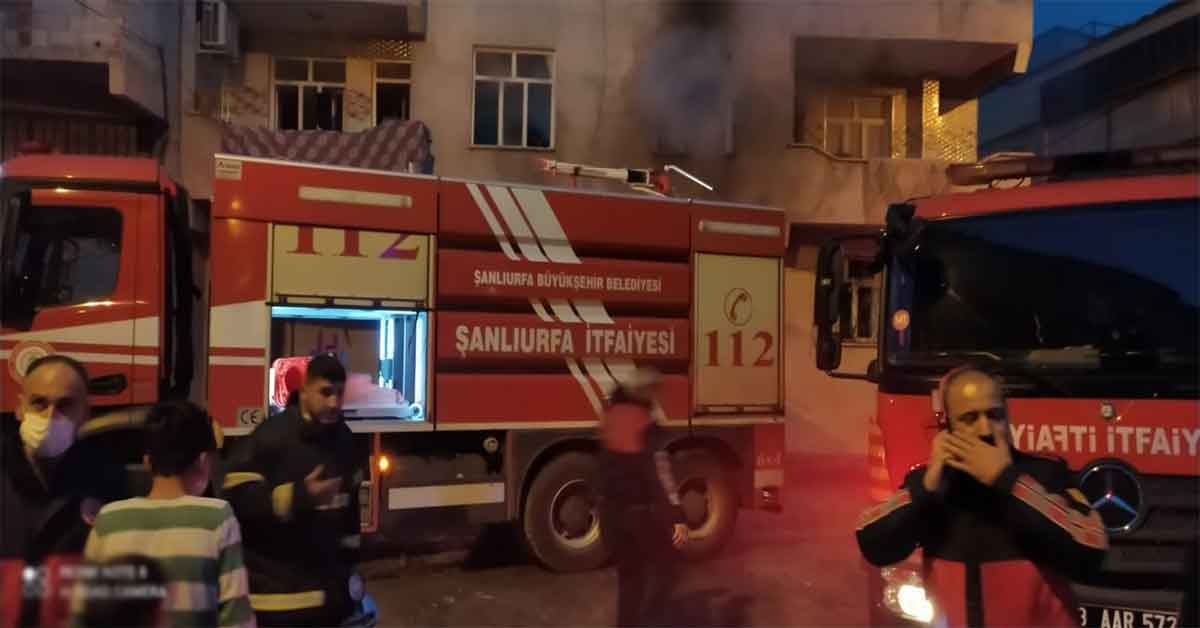 Urfa'da Korkutan Yangın 1 Urfa'da Korkutan Yangın