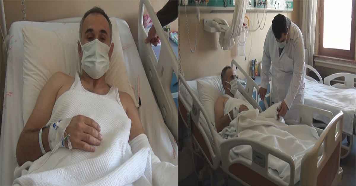 Urfa'da işçinin kopan kolu yerine dikildi