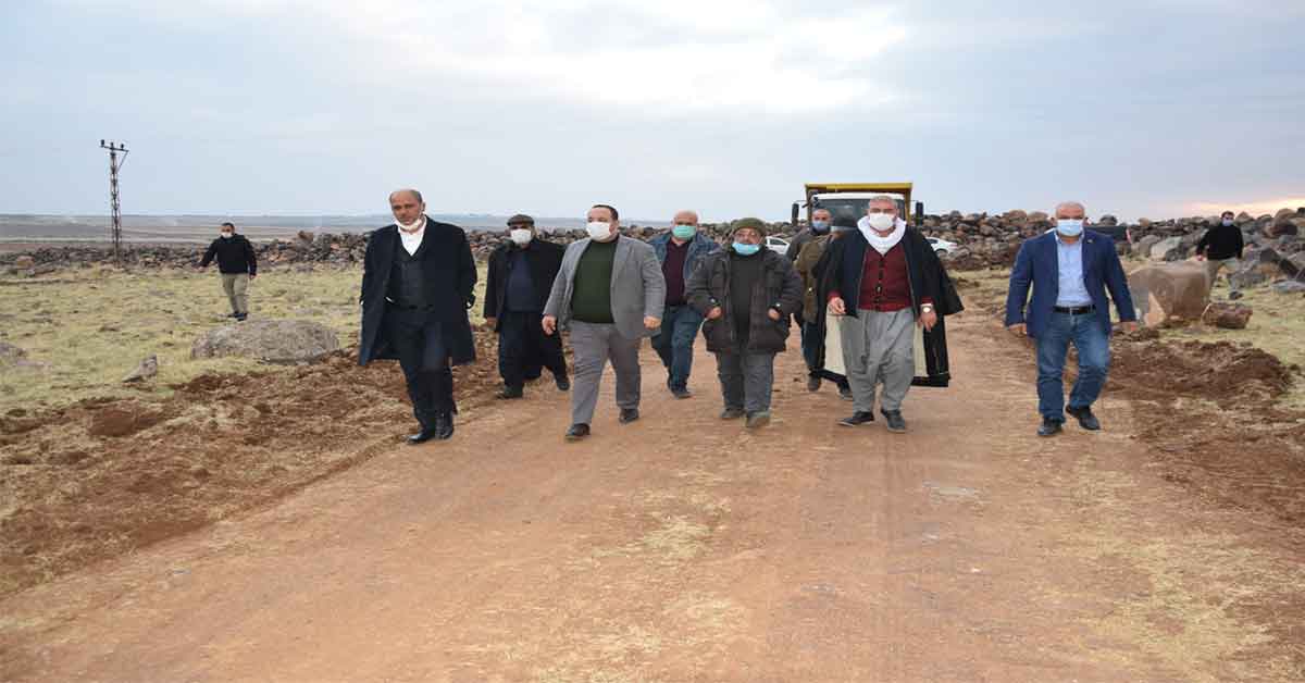 Viranşehir'de Kırsal'da Stabilize Yol Çalışması