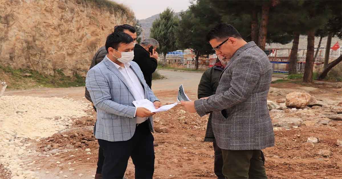 Halfeti şantiyeye döndü