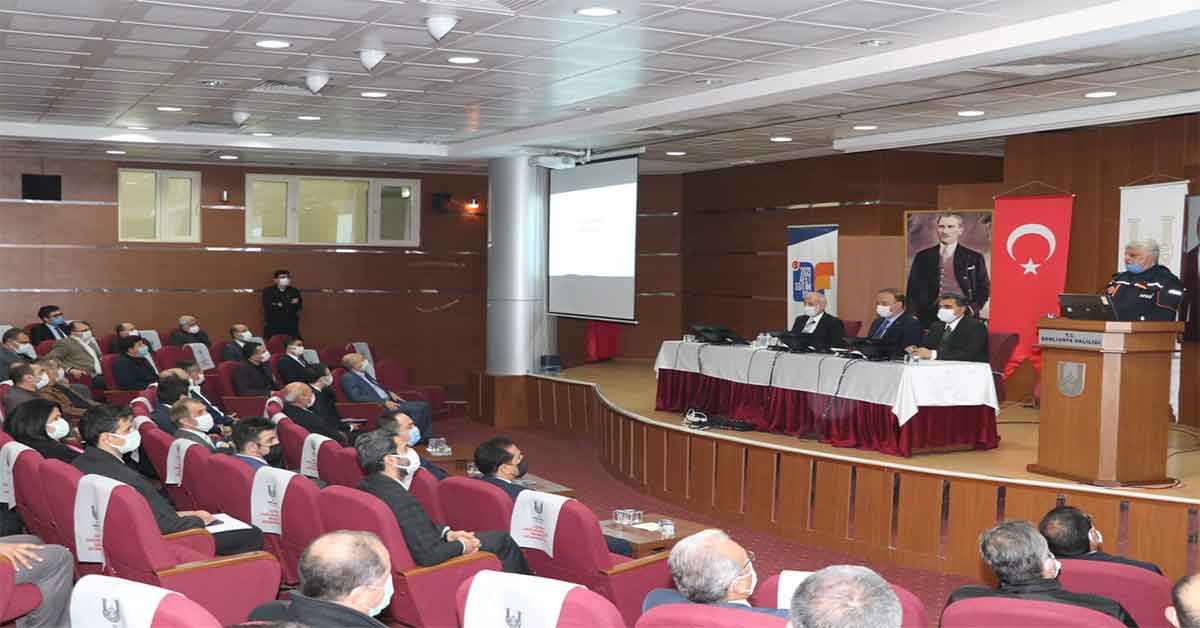 Urfa Risk Azaltma Planı Toplantısı Gerçekleştirildi