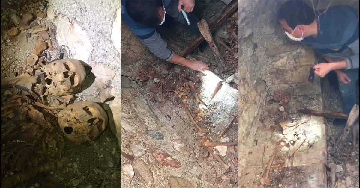 Tarlasını sürerken tarihi eser buldu 2 Tarlasını sürerken Roma dönemine ait toplu mezar buldu