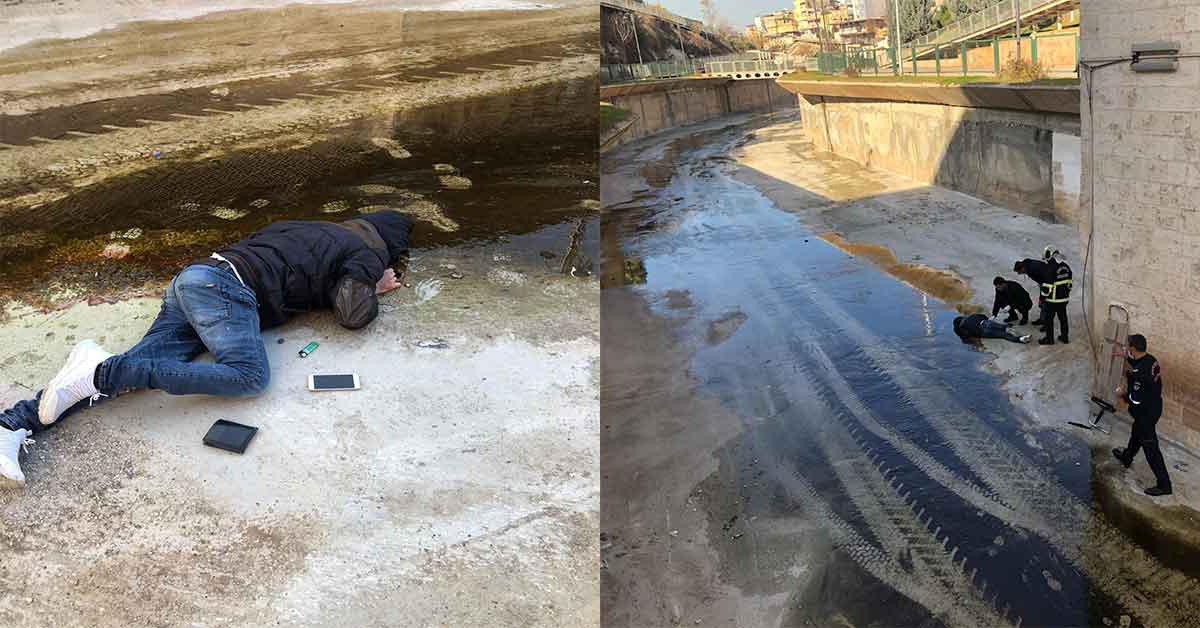 Urfa'da kayıp gencin cesedi dere kenarında bulundu 1 Urfa'da kayıp gencin cesedi dere kenarında bulundu