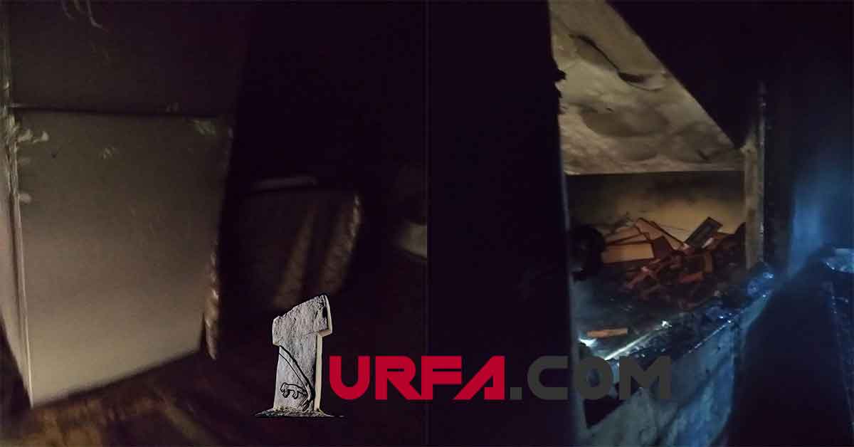 Urfa'da feci yangın anne ve bebek içerde mahsur kaldı