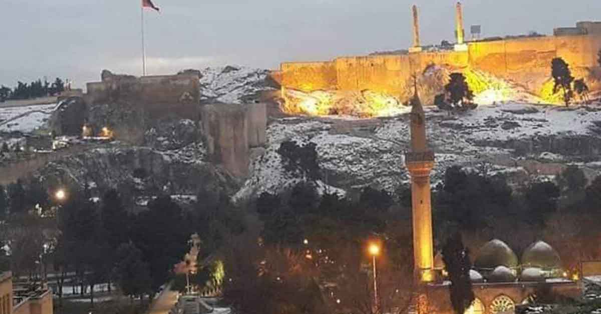 Urfalılar güne karla başladı 3 Kar Urfa