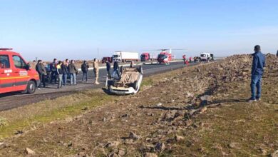 Urfa'da yaralanan kişiye ambulans helikopterde müdahale