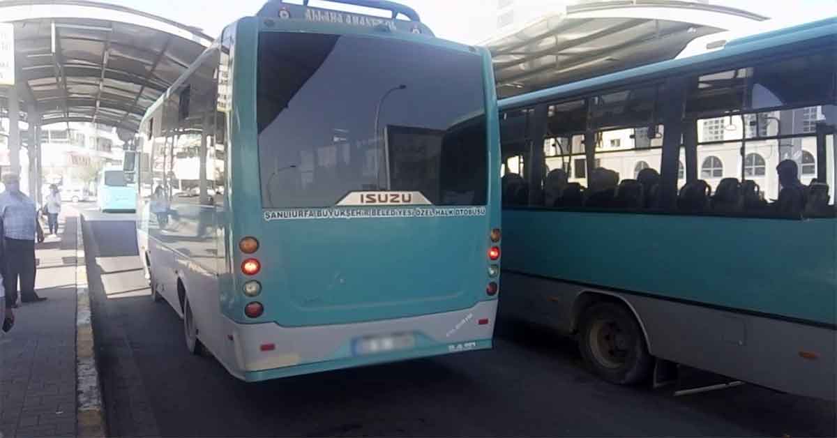 Şanlıurfa'da Otobüsçüler belediyenin zammını az buldu