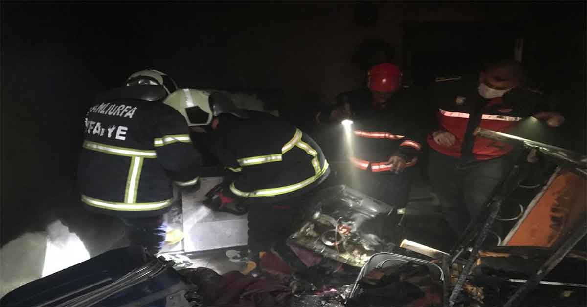 Urfa'da evde yalnız bırakılan çocuk yangında ağır yaralandı