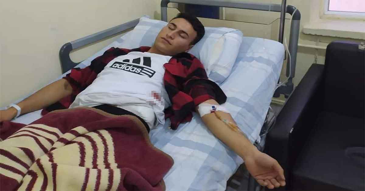 Urfa'da yürürken karın boşluğuna mermi isabet etti