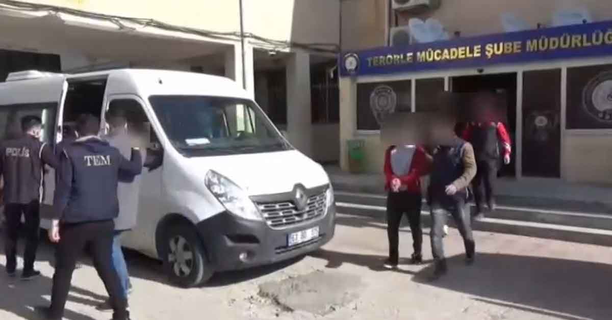 Urfa merkezli 10 ilde terör operasyonu: 18 gözaltı