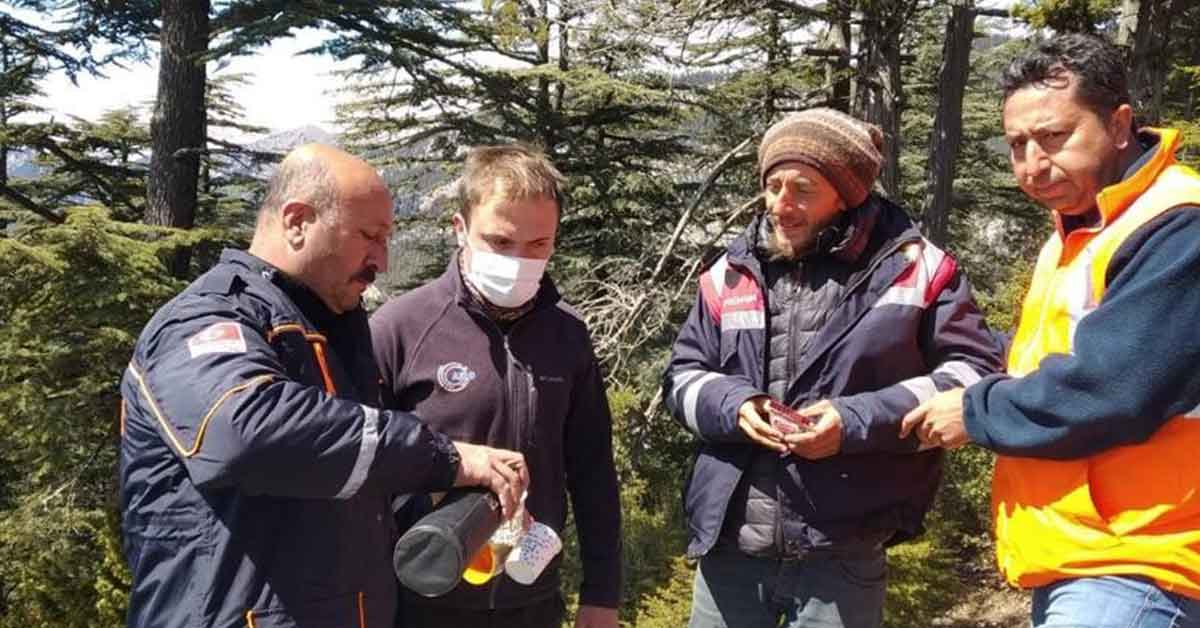 4 gün çimen yiyerek hayatta kaldı