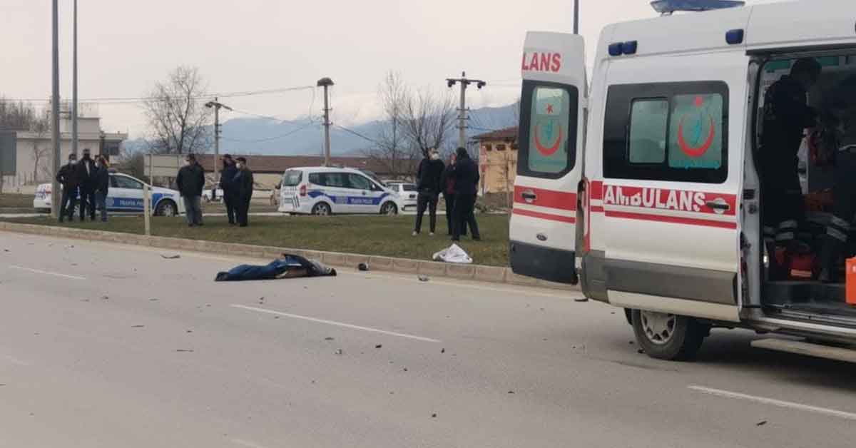 Motosiklet ile bisiklet çarpıştı: 1 ölü 1 Motosiklet ile bisiklet çarpıştı: 1 ölü