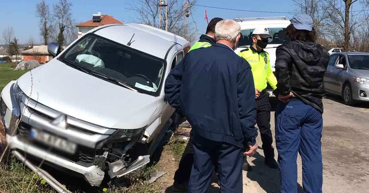 Pick-up ile otomobil çarpıştı: 1 ölü