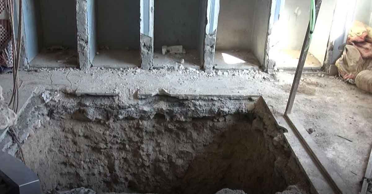 PKK'nın kullandığı okulun bodrumunda tünel bulundu