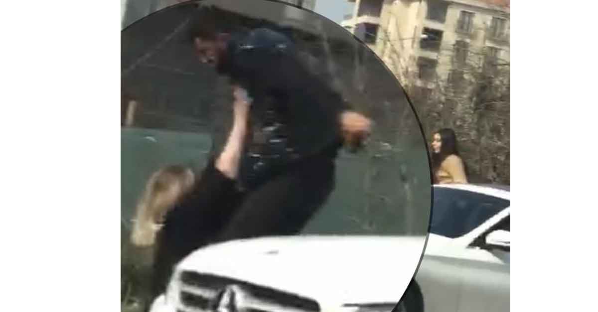 Kız Arkadaşını Sokak Ortasında Dövdü 1 Sevgili Şiddet