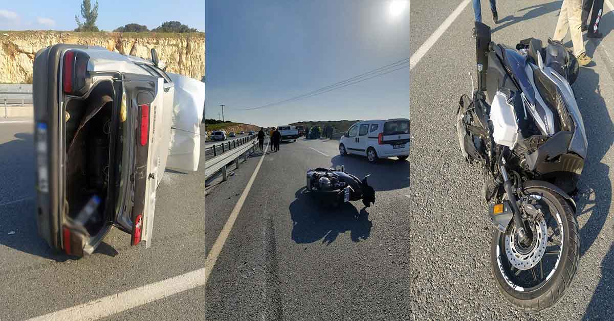 Trafik kazası: 7 yaralı 1 Trafik kazası: 7 yaralı